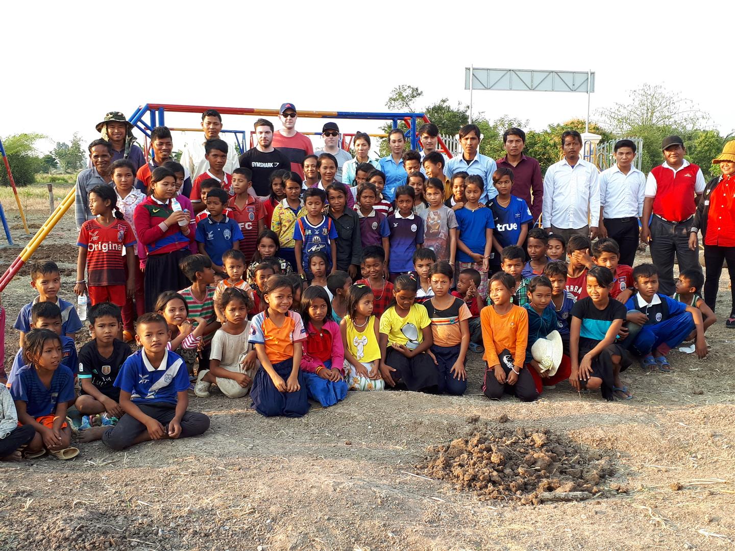 Children at Khvav Thom Primary School, Sampov Loun District, Battambang, Cambodia