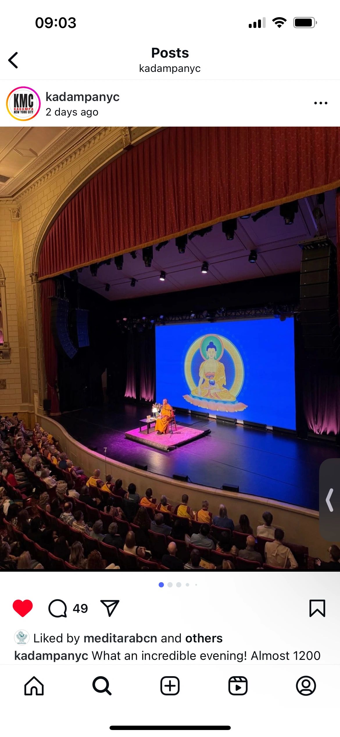 Visual projections during the Life Beyond Fear event